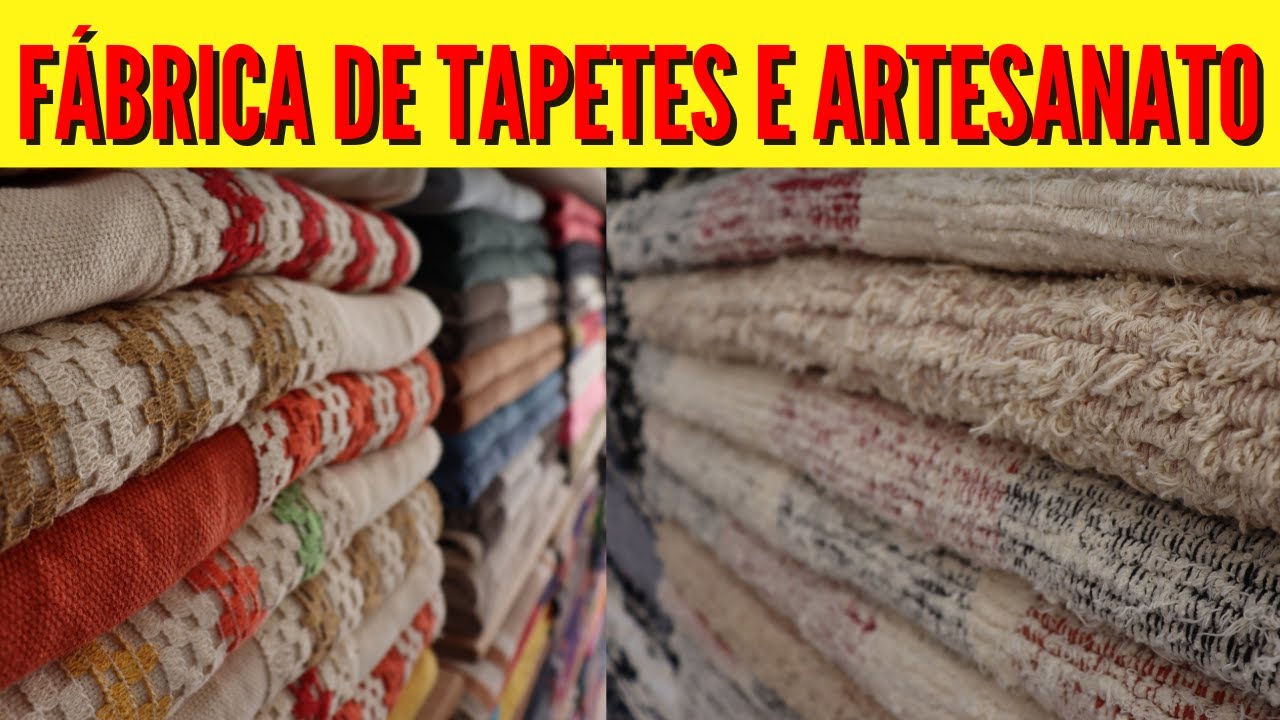 FÁBRICA DE TAPETES E ARTESANATO | TAPETES A PARTIR DE R$4,00