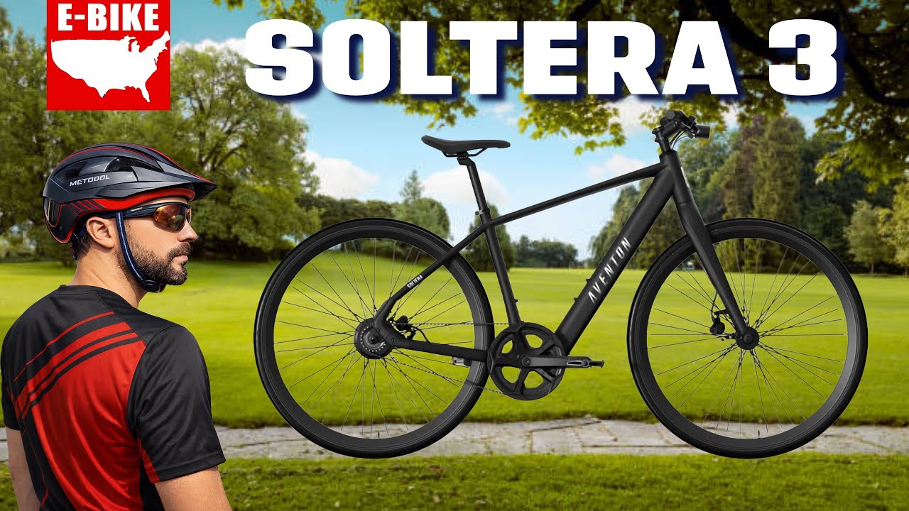 Soltera 3 ADV Ebike - 20mph Max Speed, Motor Power 250W (500W Peak), Weight: 37lbs, Range Up to 70mi