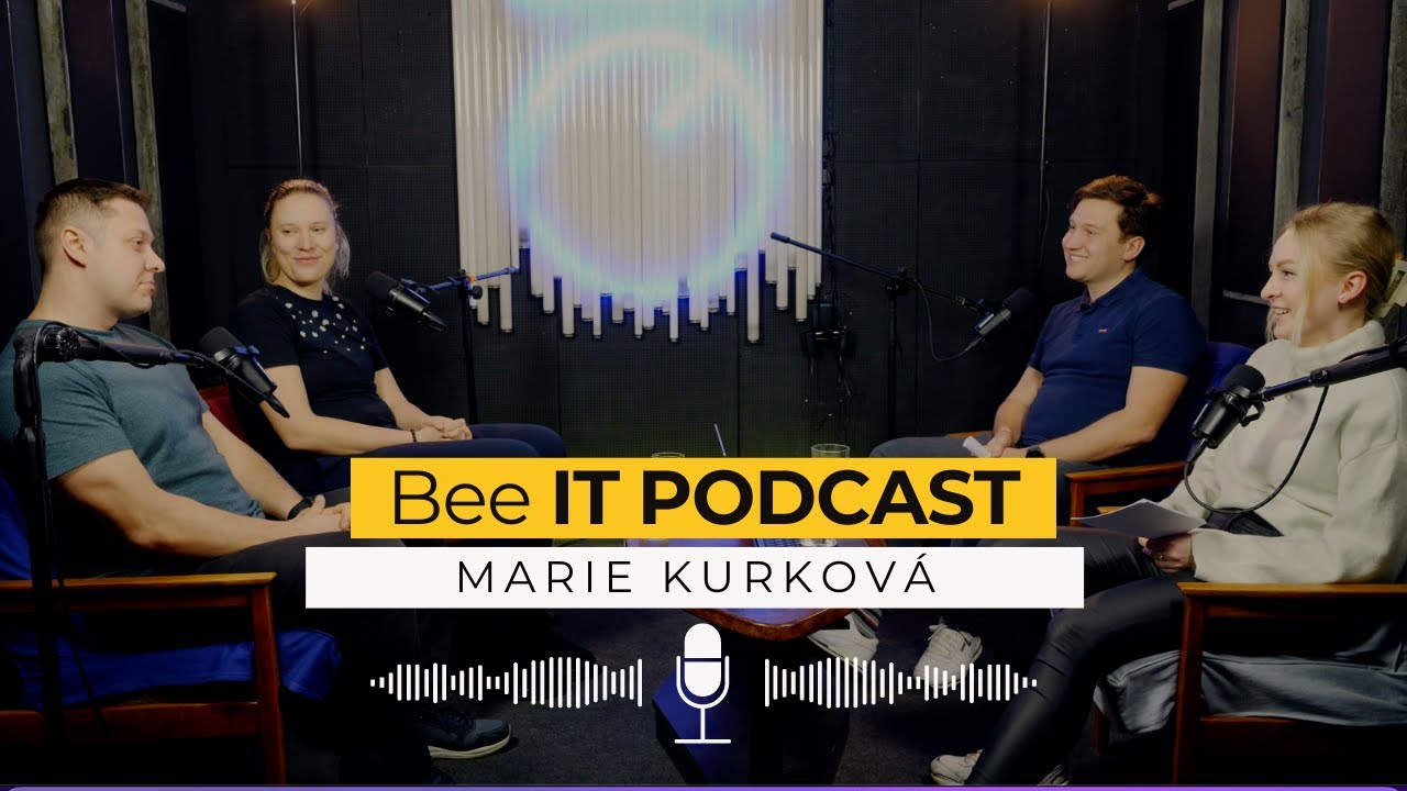 Co se učit aneb zač&aacute;tky v IT: Marie Kurkov&aacute; | Bee IT Podcast
