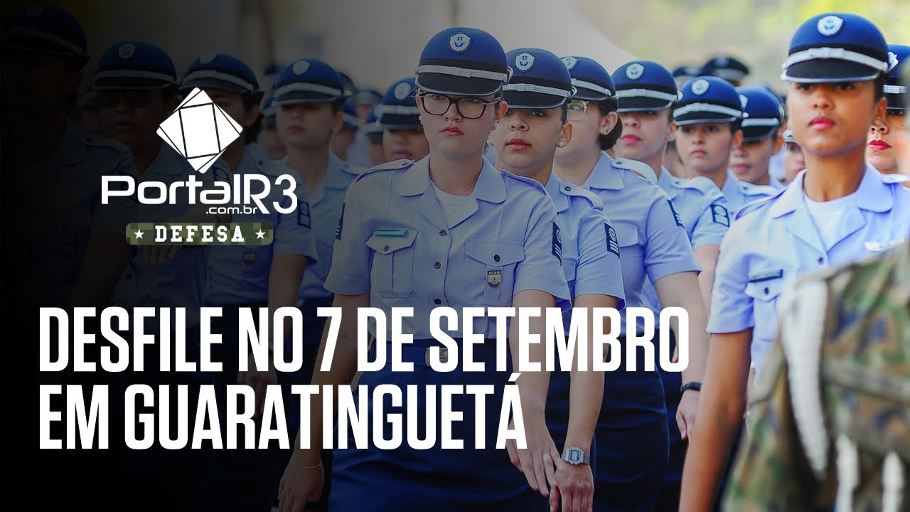 Escola de Especialistas de Aeronáutica (EEAR) desfila no 7 de Setembro em Guaratinguetá