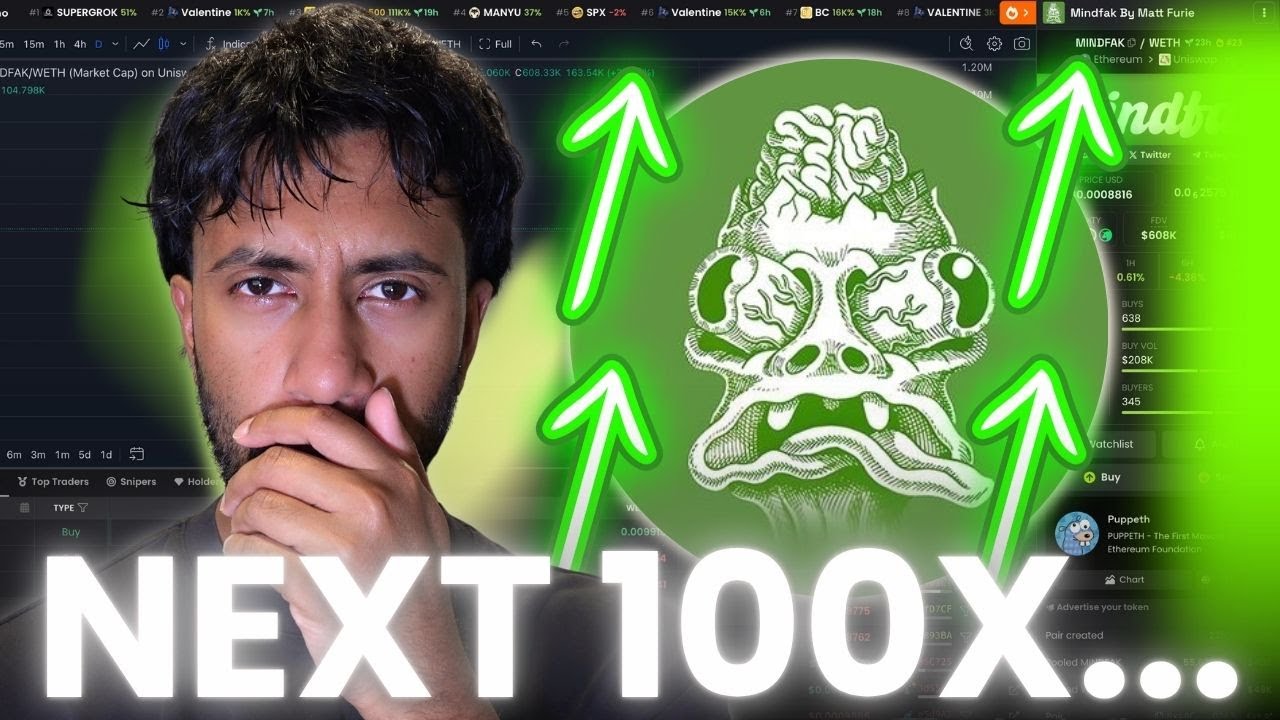 NEW MATT FURIE PLAY TO 100X? $MINDFAK IS GOING TO PUMP HARD! (DON'T MISS)