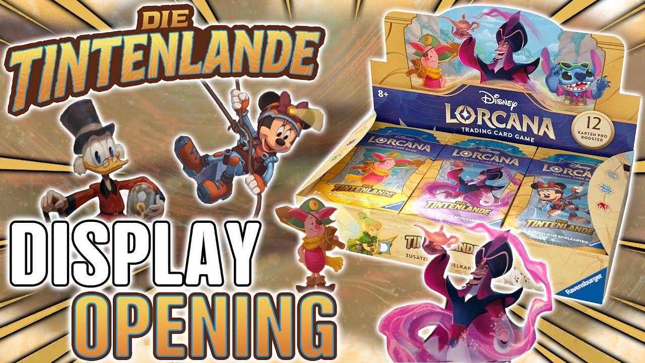 Disney Lorcana Die Tintenlande Display Opening Deutsch | Disney Lorcana Die Tintenlande