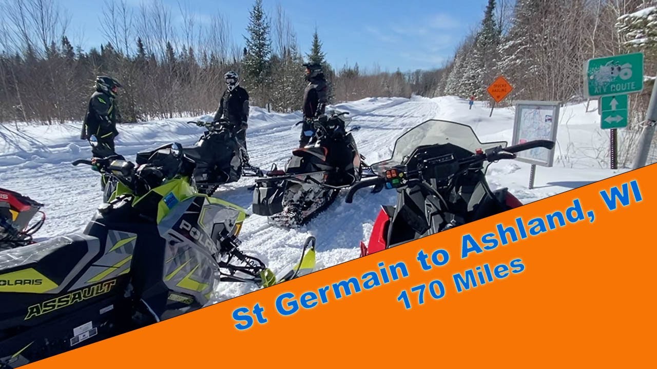 Snowmobiling St Germain to Ashland | Wisconsin Northwoods| Feb 24th 2023