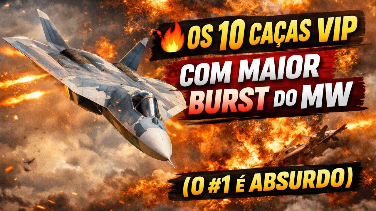 🔥🔥 OS 10 CAÇAS VIP COM MAIOR BURST DO MW (O #1 É ABSURDO) | Modern Warships