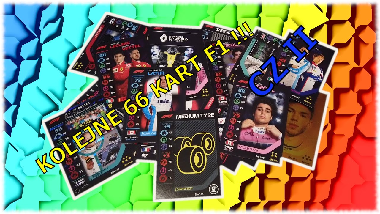 Kolejne otwieranie tym razem 66 kart F1 Topps Turbo Attax 2020 - cz 2