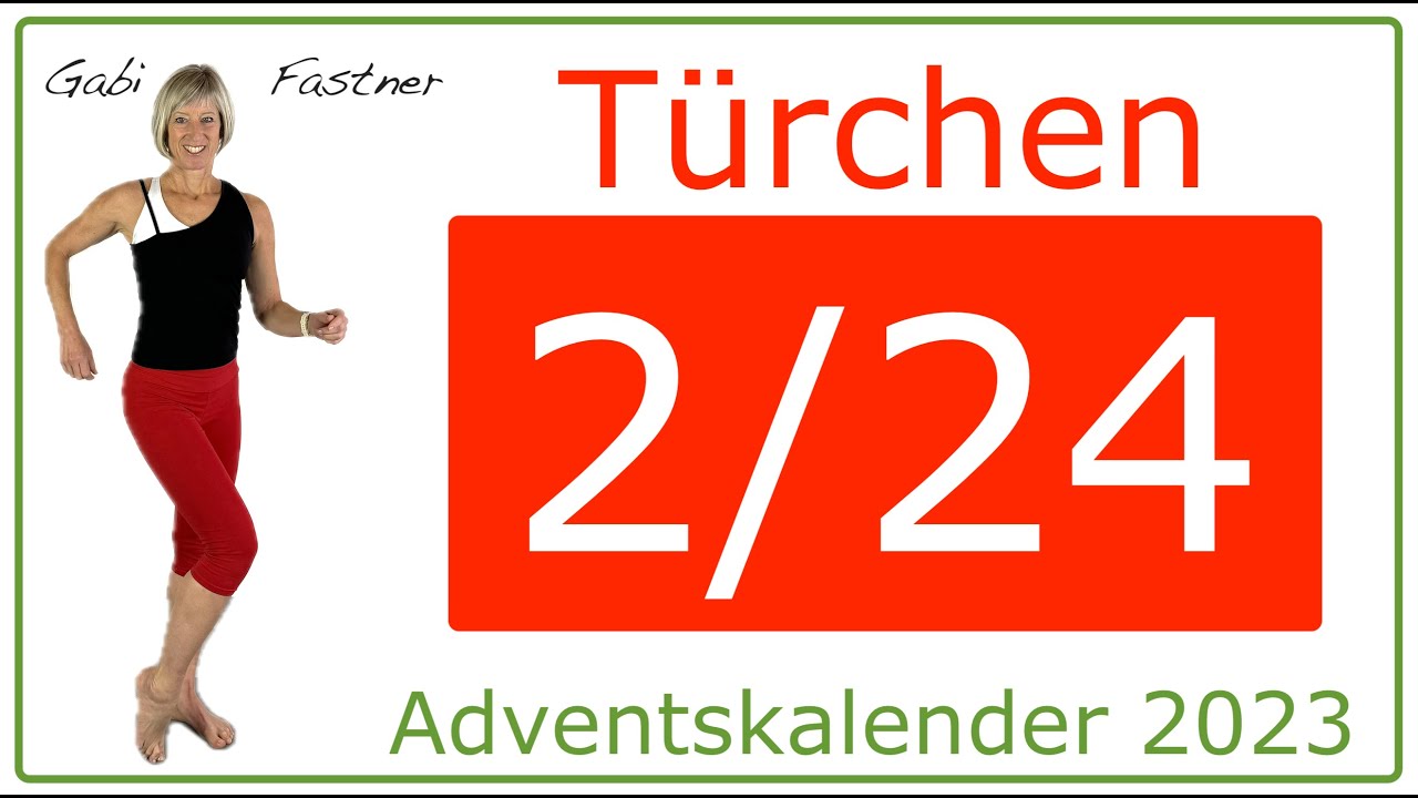 T&uuml;rchen 2 🎄 15 min. Adventskalender 2023 | Cardio Training im Stehen, ohne Ger&auml;te
