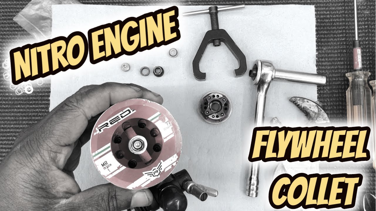Nitro Engine Flywheel Collet Shimming
