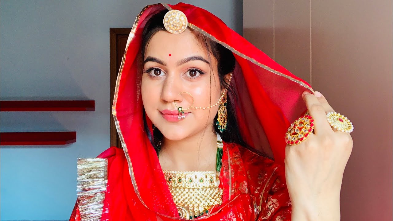 जोधा अकबर inspired look // aishwarya rai inspired jodha akbar makeup look // jodha akbar bride look