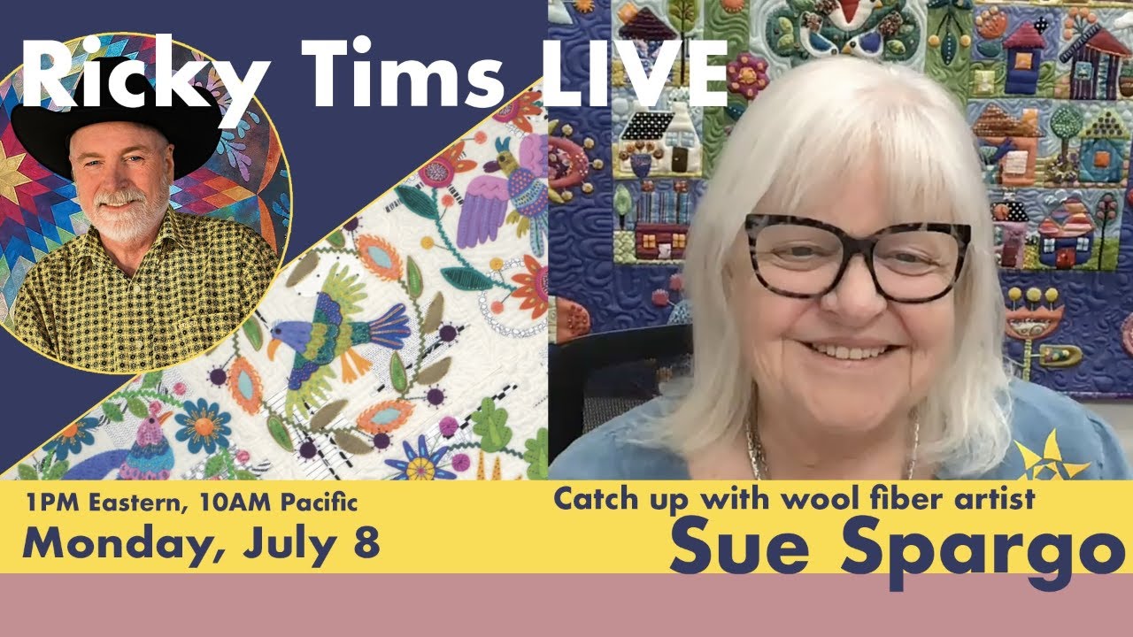 Ricky Tims LIVE: Sue Spargo Interview