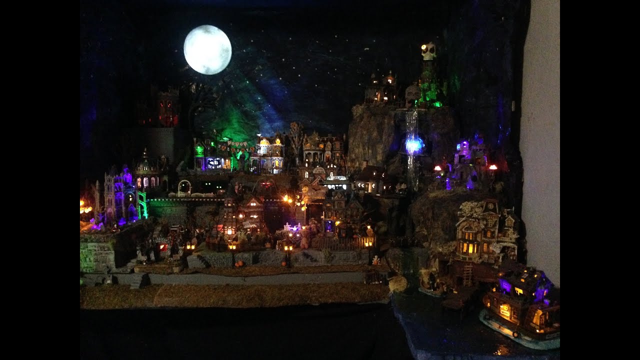 Lemax Spooky Town 2014  Haunted Souls Hill