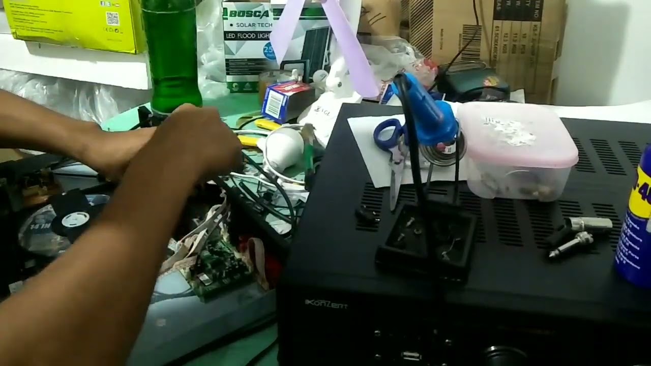 HOW TO REPAIR NO DISPLAY PENSONIC DVD