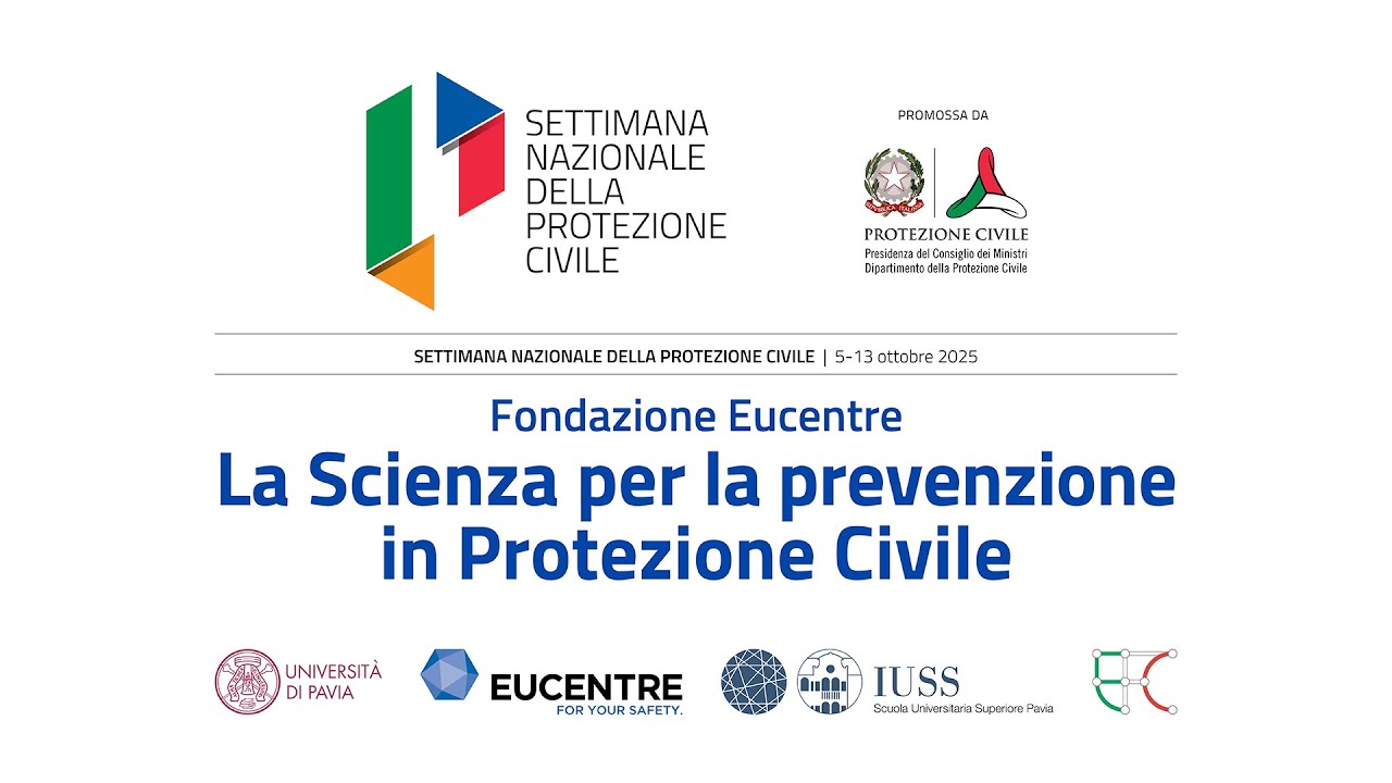 La Scienza per la prevenzione in Protezione Civile | Pavia 09.10.2025