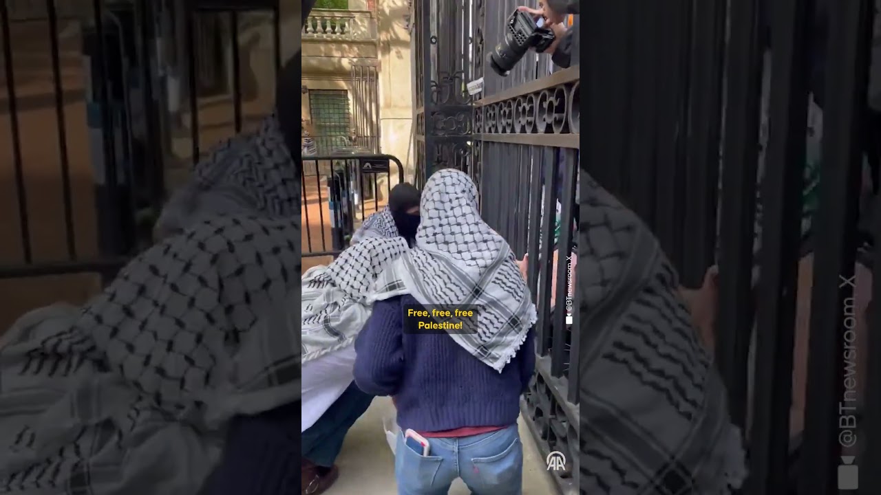 Support swells for Columbia university Gaza encampment protesters despite access shutdown
