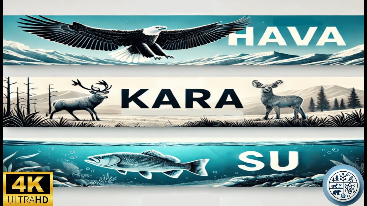 HAVA - KARA - DENİZ CANLILARI | 4K BELGESEL