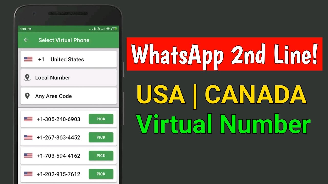 Wabi App | WhatsApp ke liye USA number kaise banayein | Virtual Number Guide