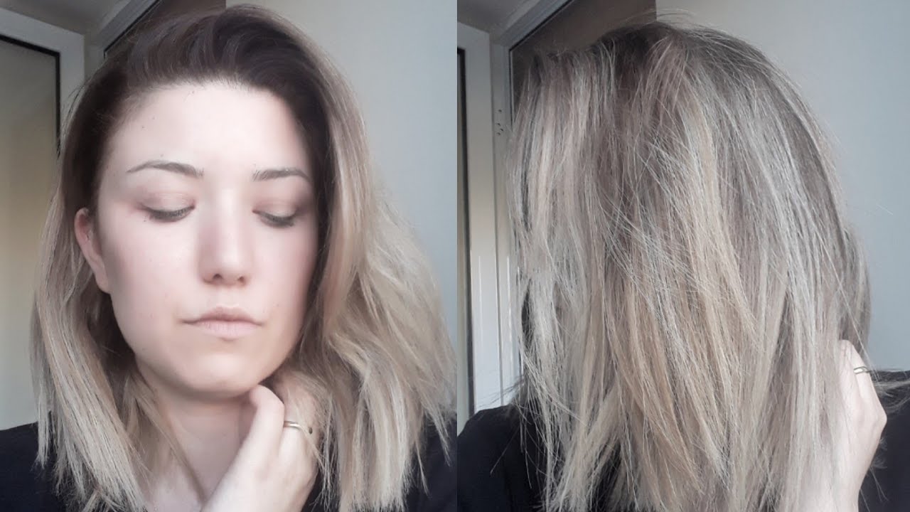 PLATİN RENGİ OMBRE NASIL YAPILIR / Saç Açma İşlemi / Detaylı