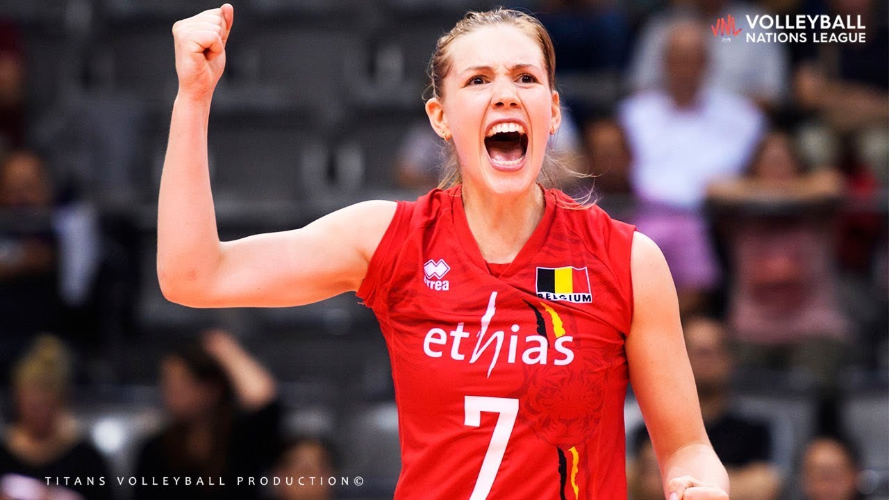 Celine Van Gestel - 3rd Meter SPIKES | AMAZING TIPS | Women's VNL 2019
