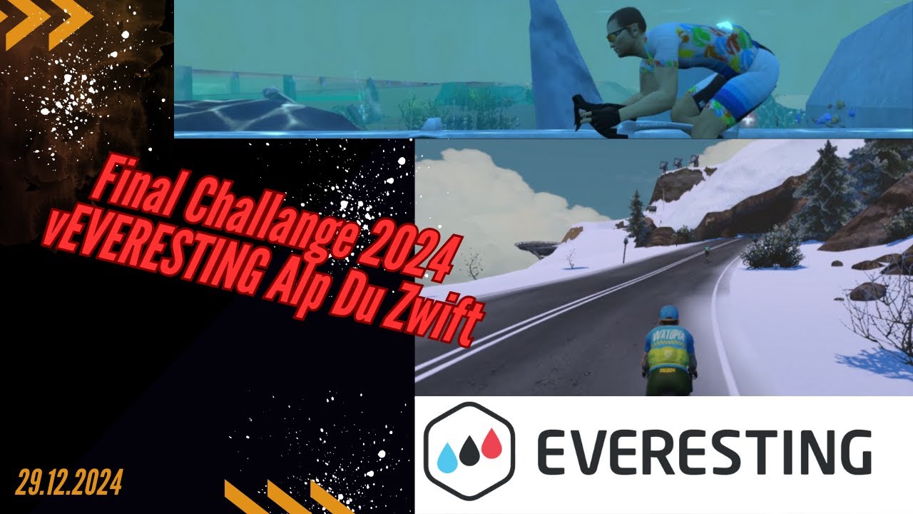 vEveresting attempt on Alp de Zwift