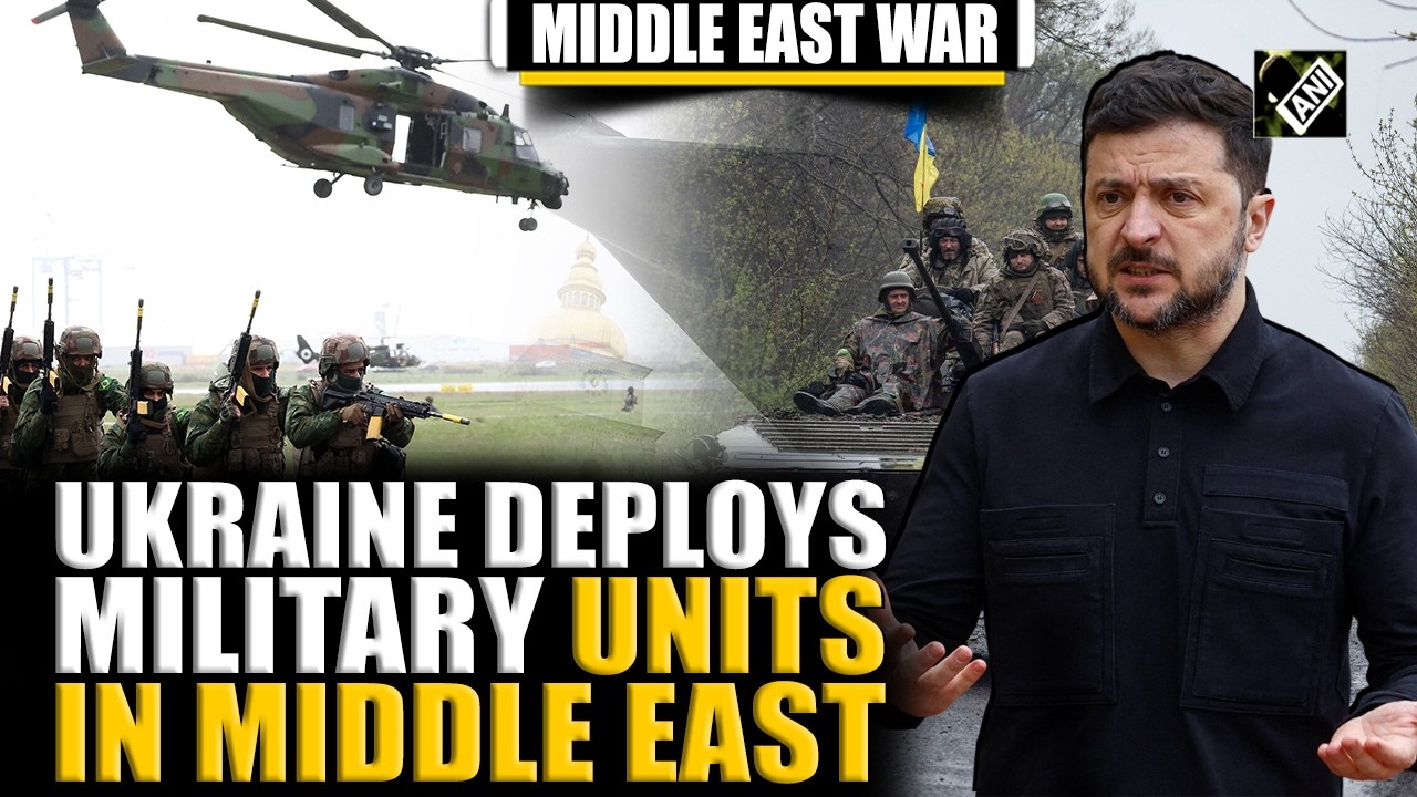 Ukraine deploys military units to protect critical infrastructure in Middle East amid conflict
