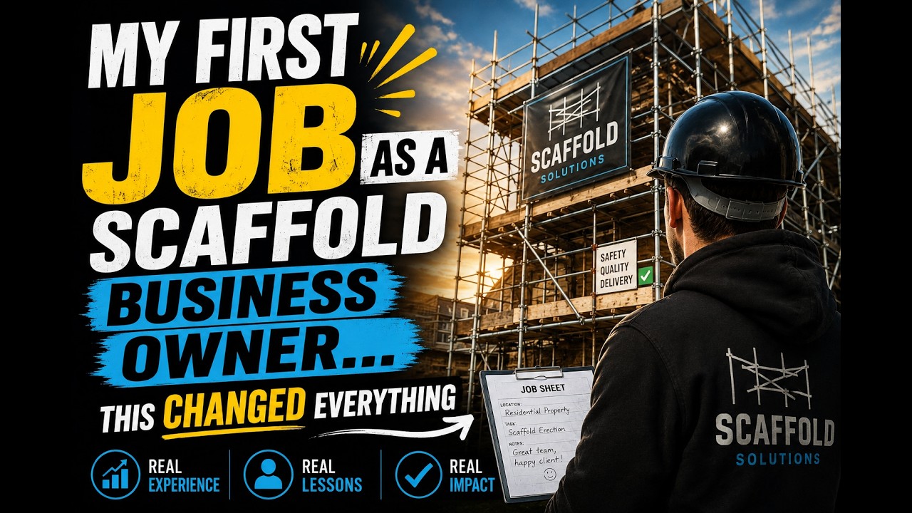 First job as a scaffold business owner