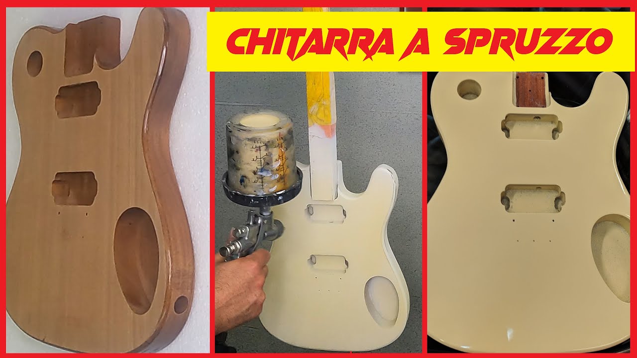 Come verniciare una chitarra a spruzzo professionale