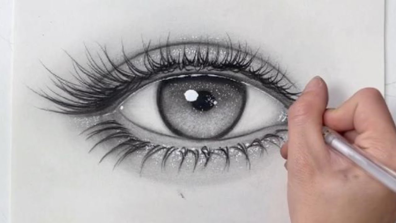 How to Draw Hyper Realistic Eyes Step by Step | Easy Way To Draw An Eye For Beginners