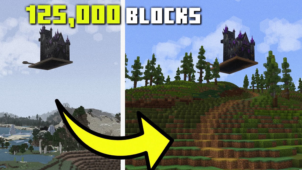 Я исправил огромную проблему с ландшафтом в своём мире Minecraft Forever.