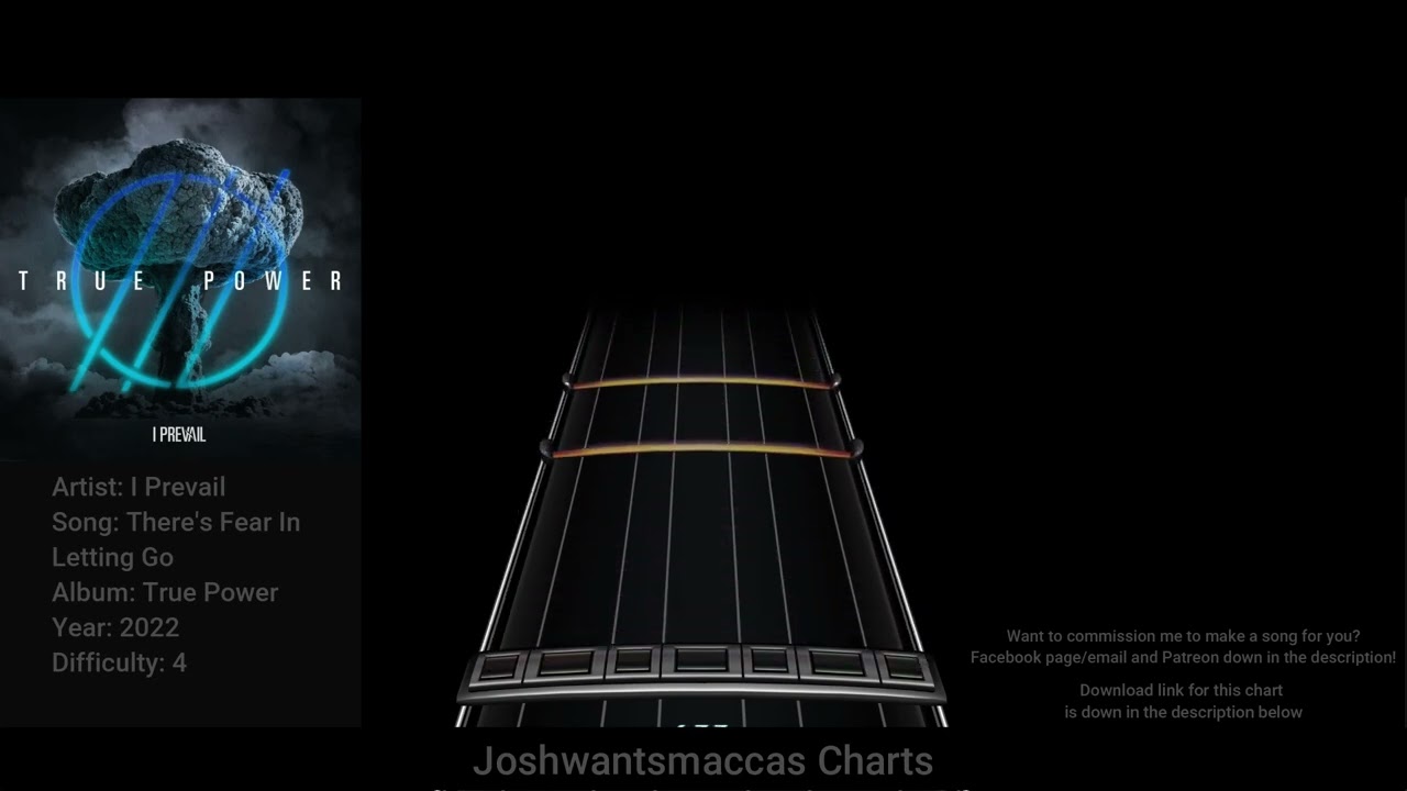 I Prevail - There's Fear In Letting Go Drum Chart (Phase Shift Custom)