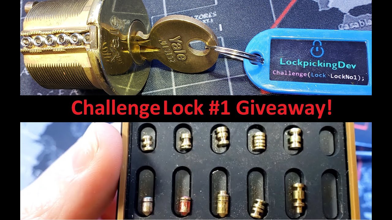 45) How To Make Custom Pins for Challenge Locks - 1st Challenge Lock Giveaway!