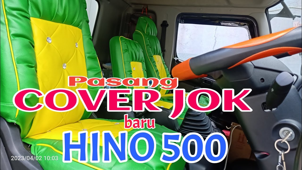 pasang COVER JOK baru HINO 500 EURO 4 COMMONRAIL