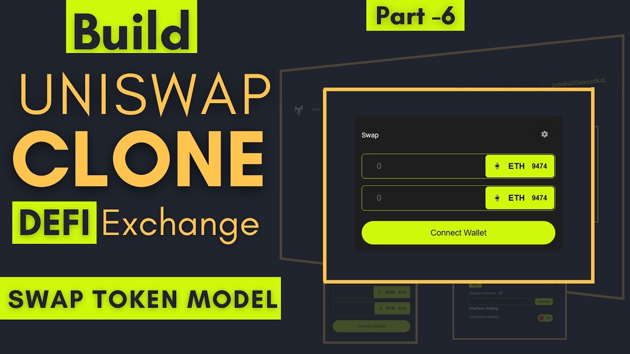 Uniswap Swap Token Model | Build Defi Exchange Using Uniswap Protocol | Defi Exchange Project