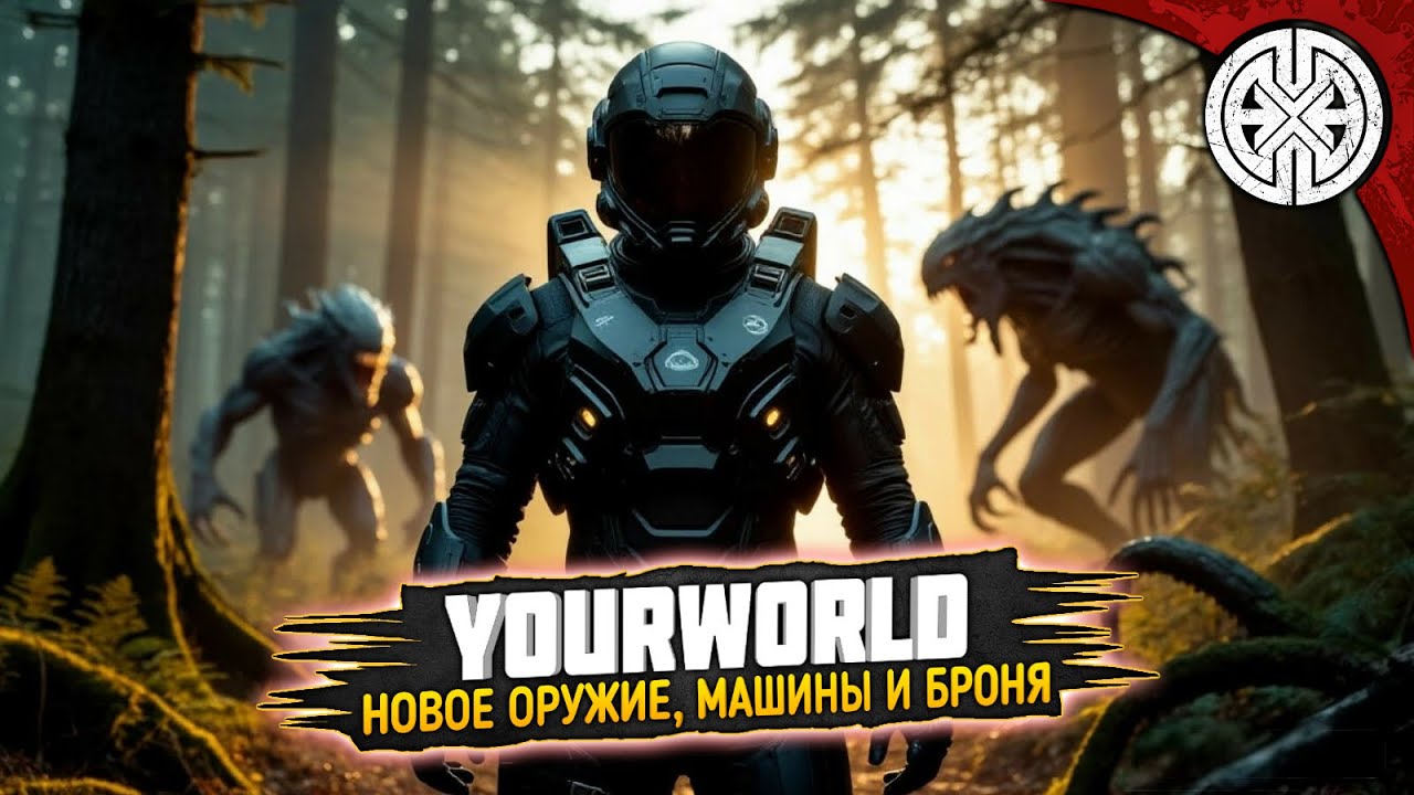 YOURWORLD  ▶ СМОТРИМ НОВОЕ ОРУЖИЕ, БРОНЮ И ТАЧКИ ◀ 
