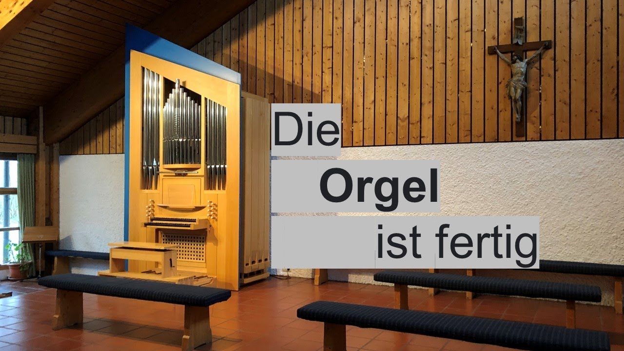 Fertigstellung des Projektes Pfeifenorgel Mitterfelden