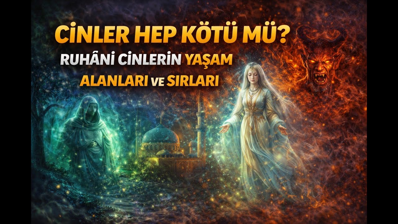 Cinler Hep Kötü mü? Ruhânî Cinlerin Yaşam Alanları ve Sırları - EbcediVefk