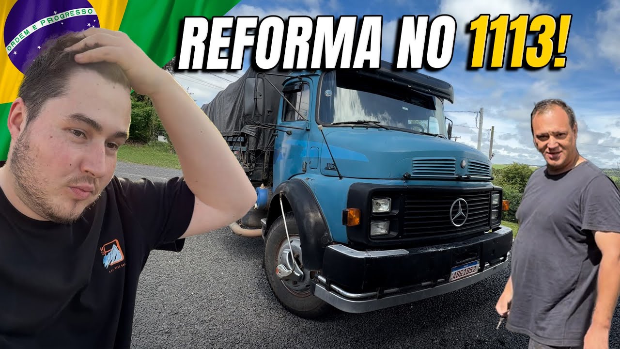 REFORMANDO O CAMINHAO DO MEU PAI NO BRASIL!