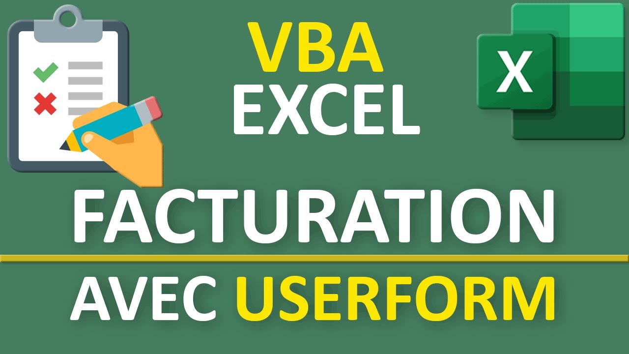 Facturation avec interface graphique VBA Excel