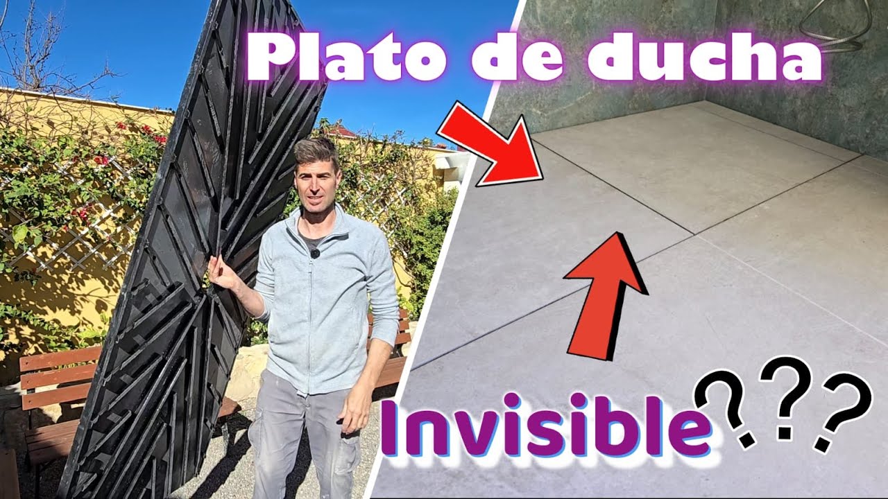 ¡PLATO DE DUCHA INVISIBLE que NO PESA NADA! Tutorial Completo