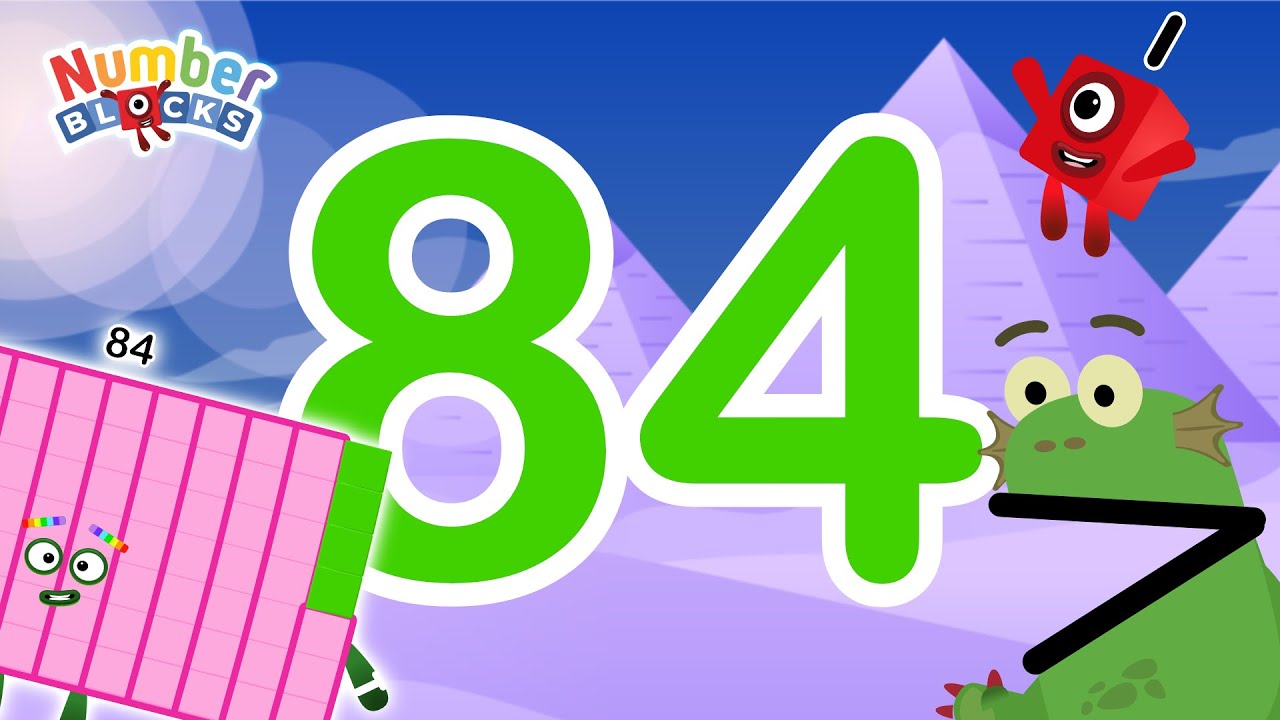 Numberblocks 84: учимся считать с 1 Magic Run World Treehouse | Волшебное приключение Numberblocks
