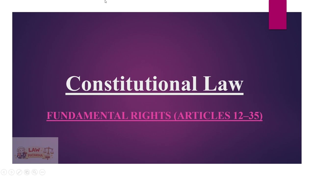 Fundamental Rights in 5 Minutes | Articles 12–35 Easy Hinglish | Constitutional Law