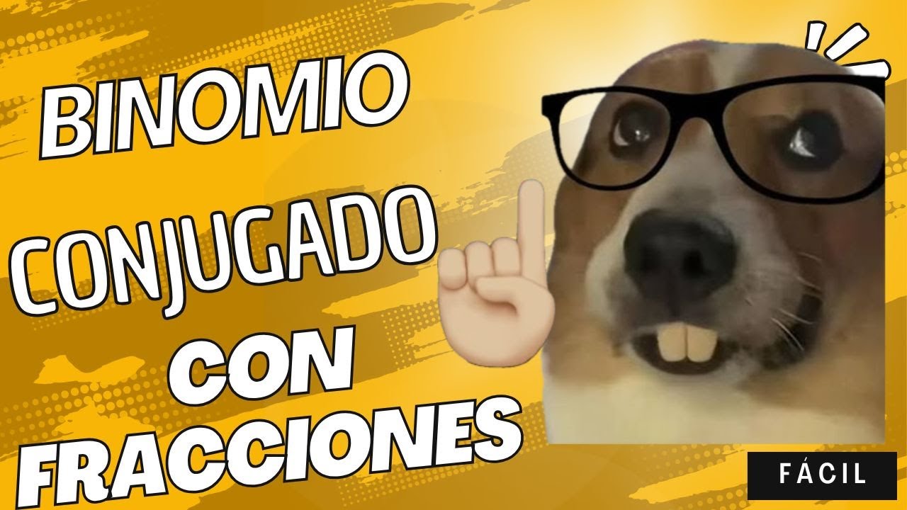 ¡Aprende Binomios Conjugados con fracciones en 3 Minutos!