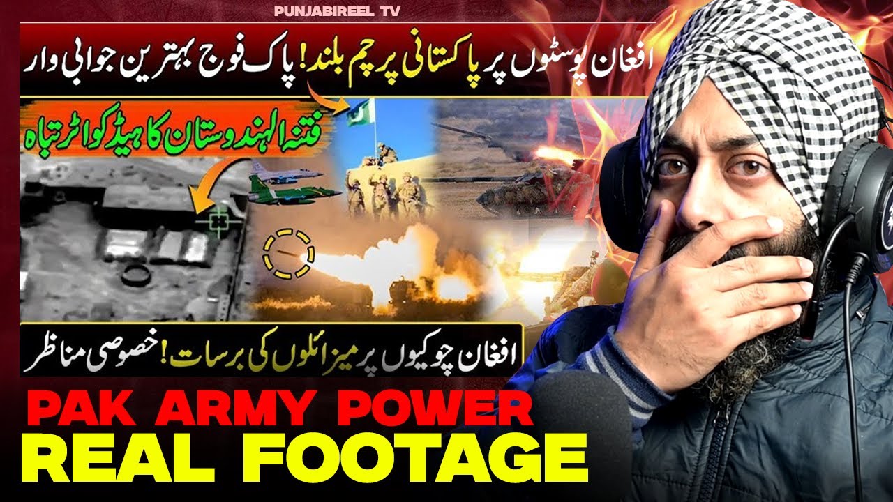 Indian Reaction to Real Footage Pakistan’s 🇵🇰 Powerful Reply to Afghanistan