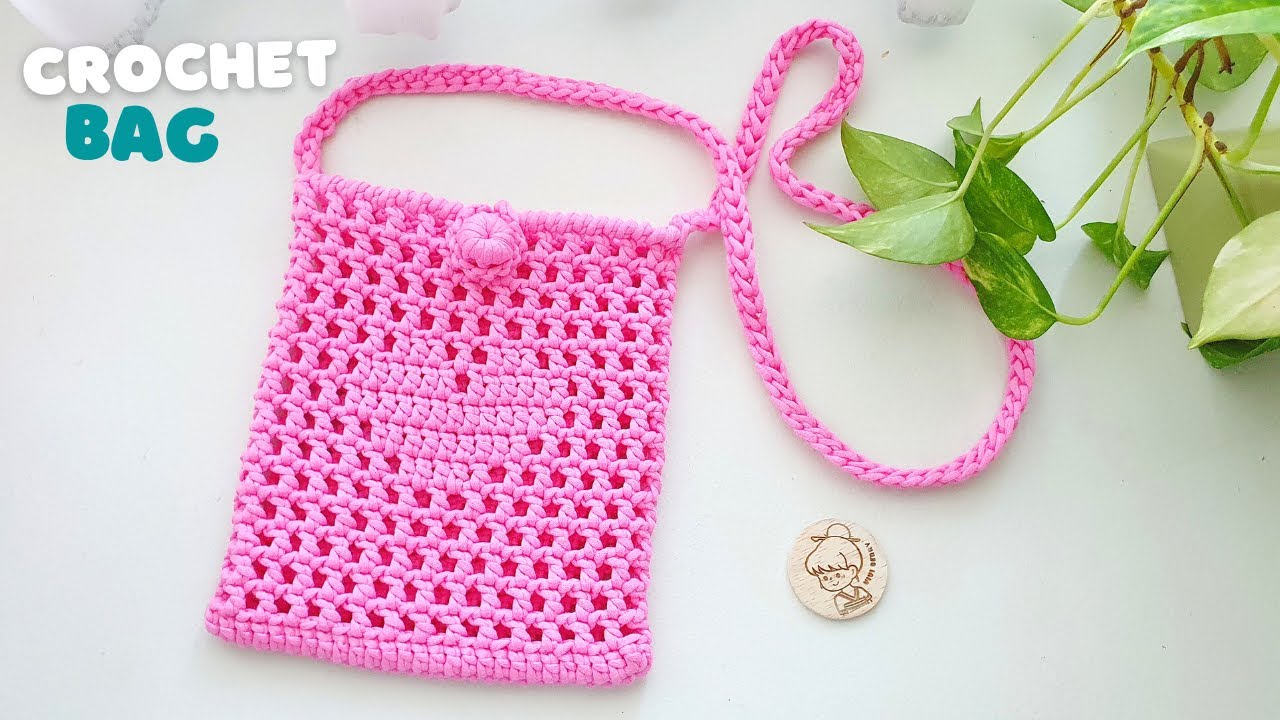 How to Crochet Crossbody Bag with Heart Shape You can make it for a gift | Valentine's Day is coming