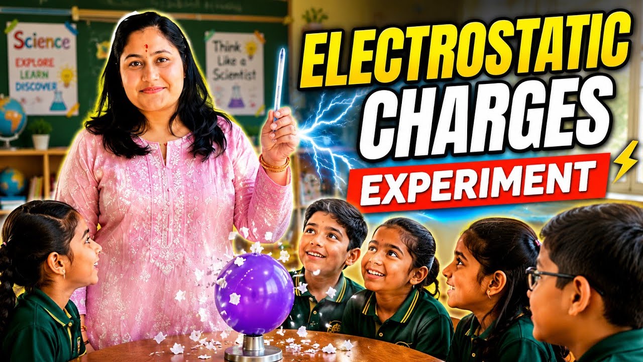 Electrostatic charges experiment 