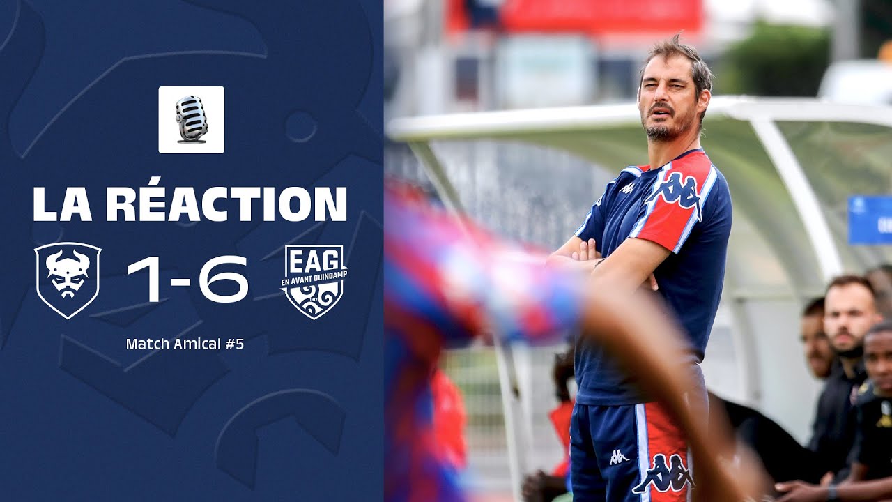 La réaction de Nicolas Seube après SMCaen 1-6 EA Guingamp (match amical du 03 Août 2024)
