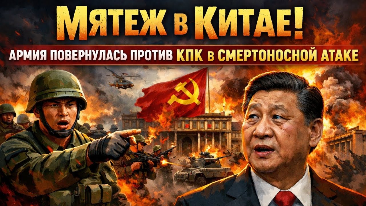 ⚡️В Китае Бунт: Военные Выступили Против КПК в Смертоносном Нападении.
