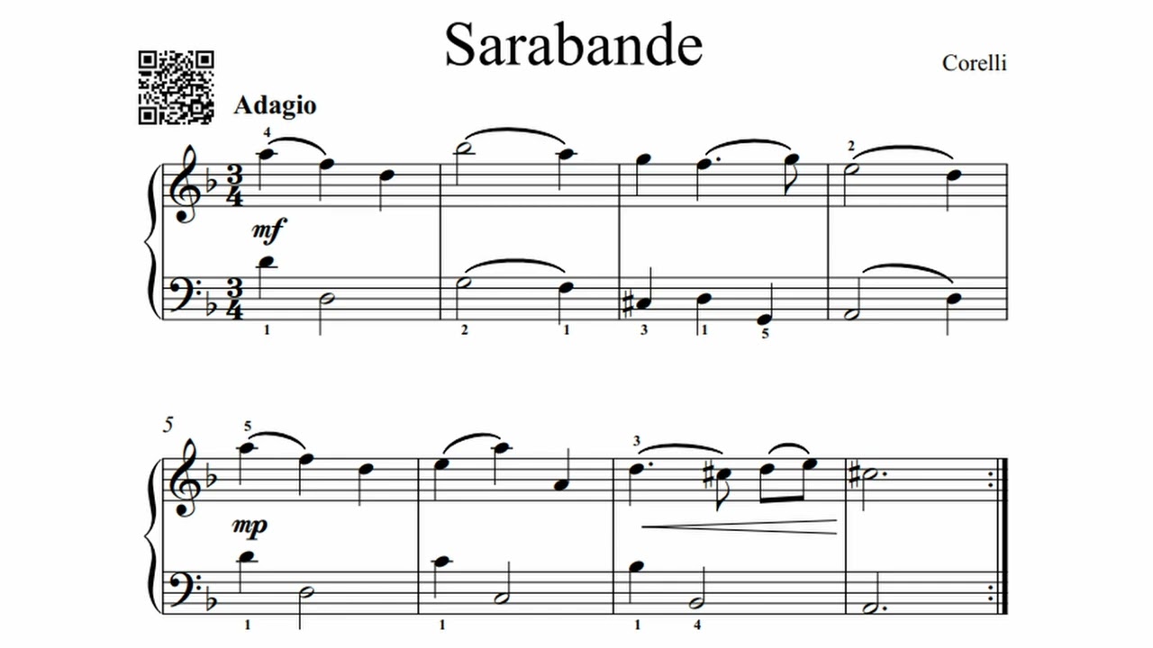 Arcangelo Corelli - Sarabande