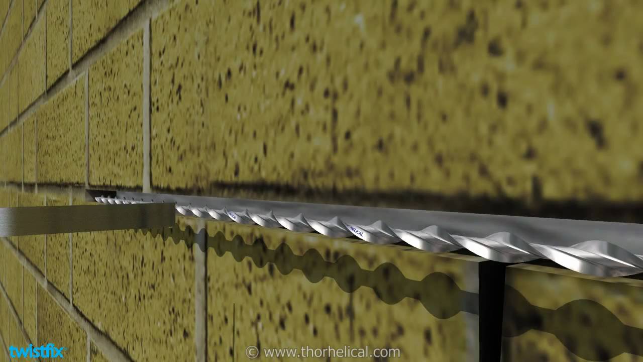 Masonry Repairs with Helical Bars
