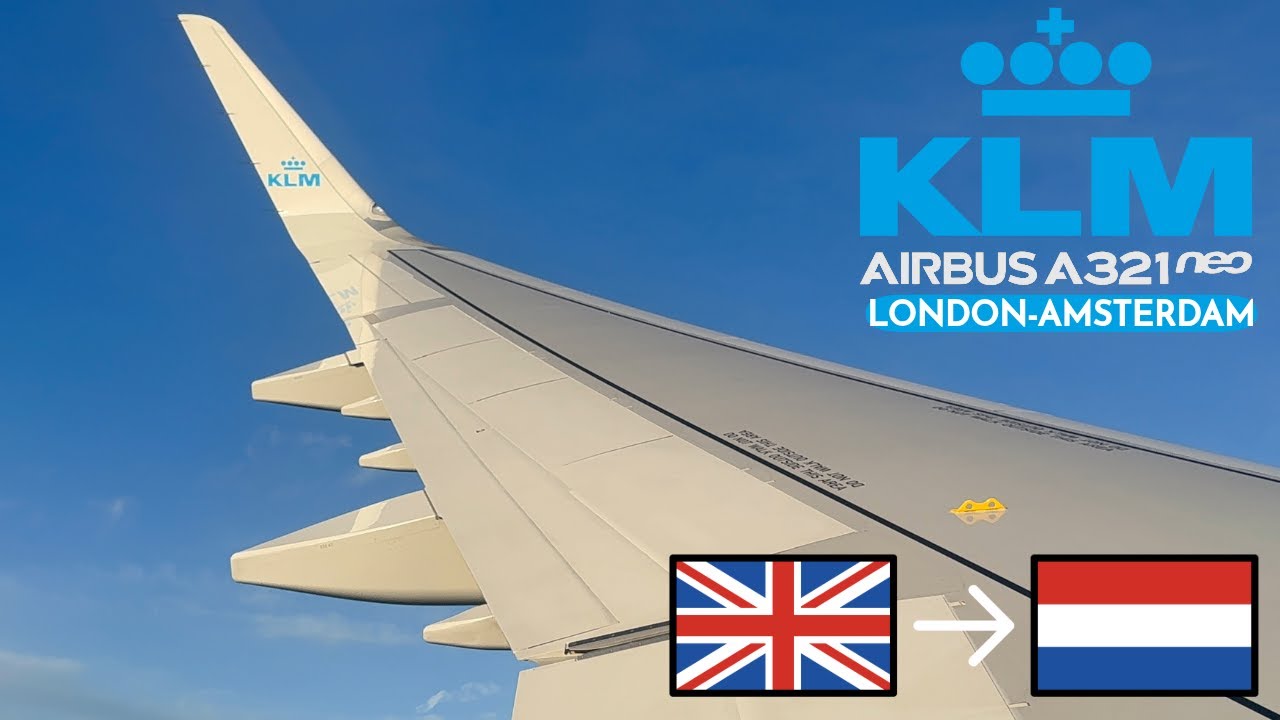 KLM Airbus A321Neo | LHR-AMS | Economy
