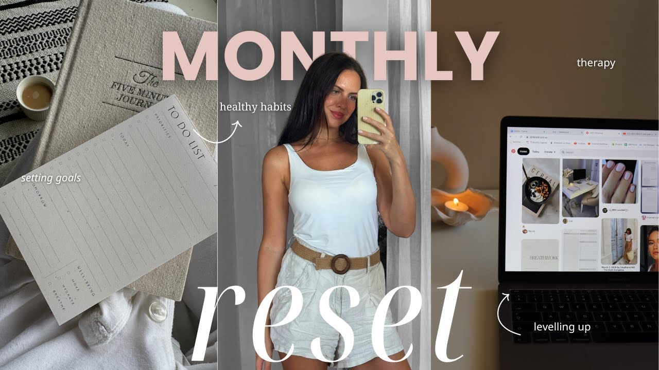 Monthly Reset Routine: September - goal setting, notion + monthly favourites