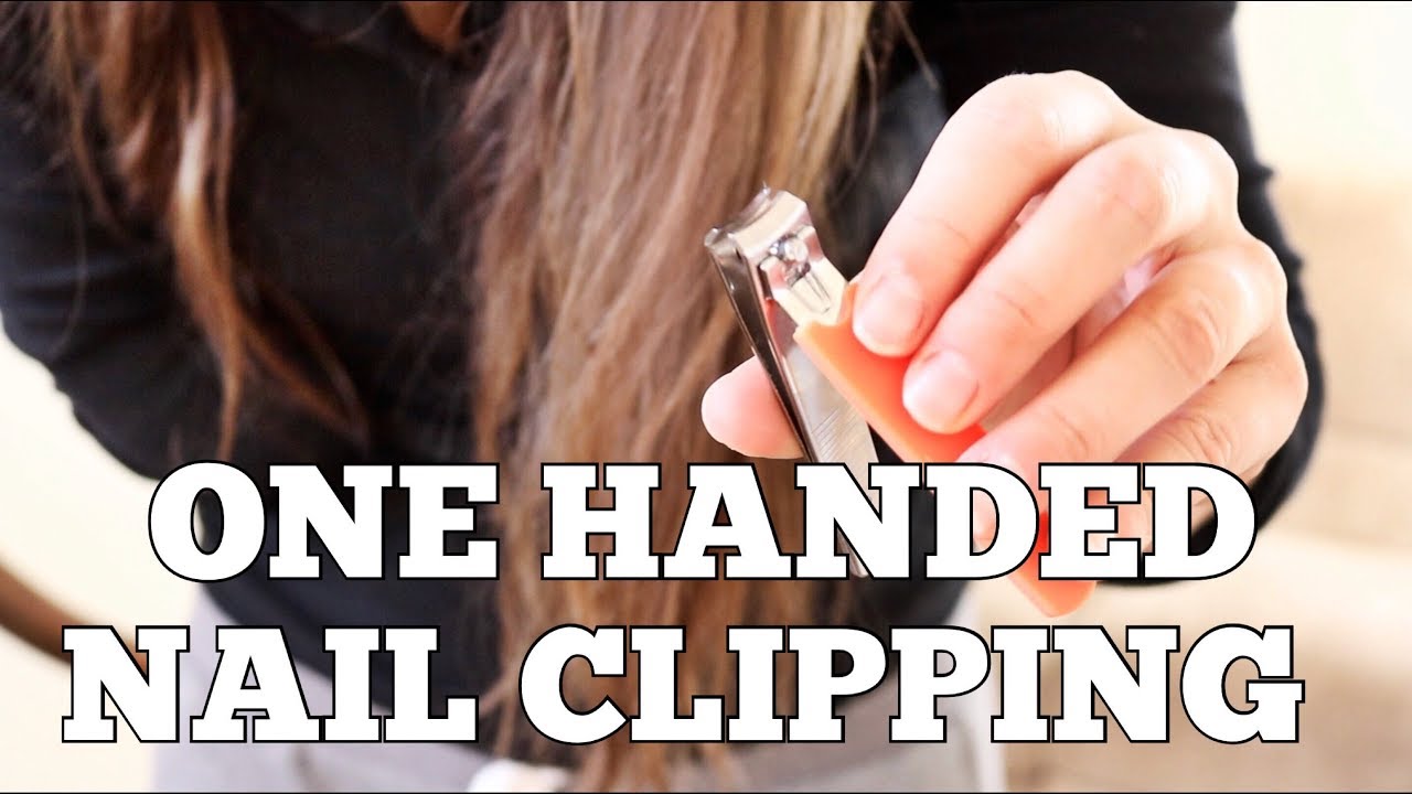 How I Clip My Nails With Only One Hand!